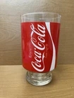 Vintage Pedestal Coke 32oz Enjoy Coca Cola Glass