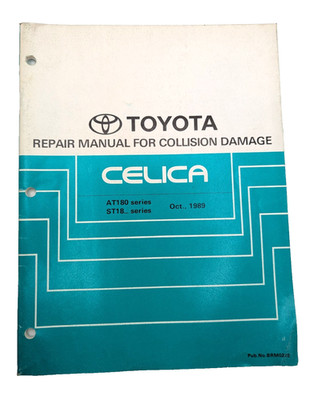1989  1992+ Toyota Celica Shop Service Collision Damage Repair Manual AT180 ST18