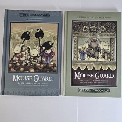 Mouse Guard Labyrinth & Other Stories Hardcover Lot FCBD 2012 2014 1st Printings