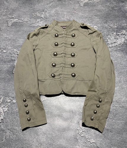 Hysteric Glamour Vibe Vintage Military Napoleon Japanese Grunge Jacket Y2K Sz 36
