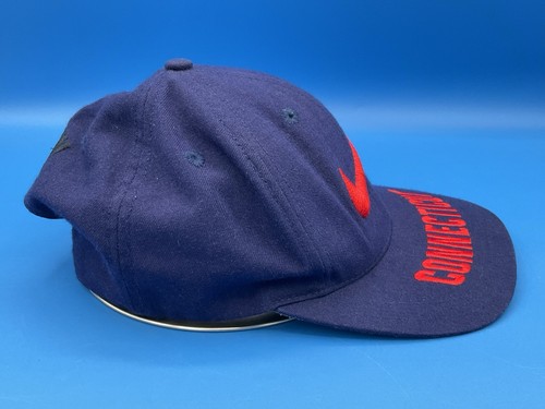 Cappello retrò Nike Swoosh Connecticut UCONN Huskies snapback regolabile ricamato - Foto 3 di 9