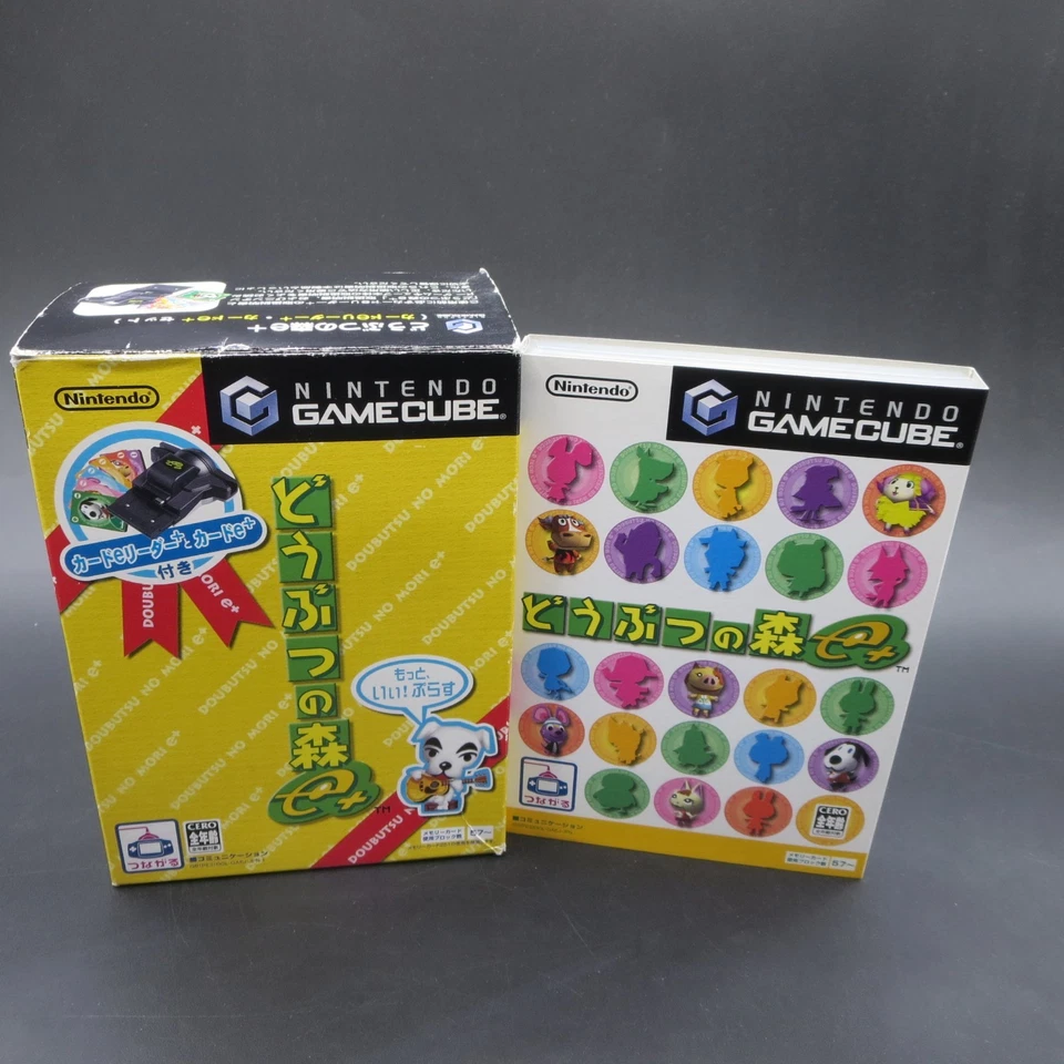 Animal Crossing e+ GameCube with Card Reader e+ Cards and Manual Japan - Image 2 of 4
