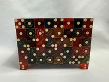 VINTAGE CASINO DICE BOX TRINKET CARD HOLDER PLAYBOY HARRAHAS MGM GRAND LAS VEGAS