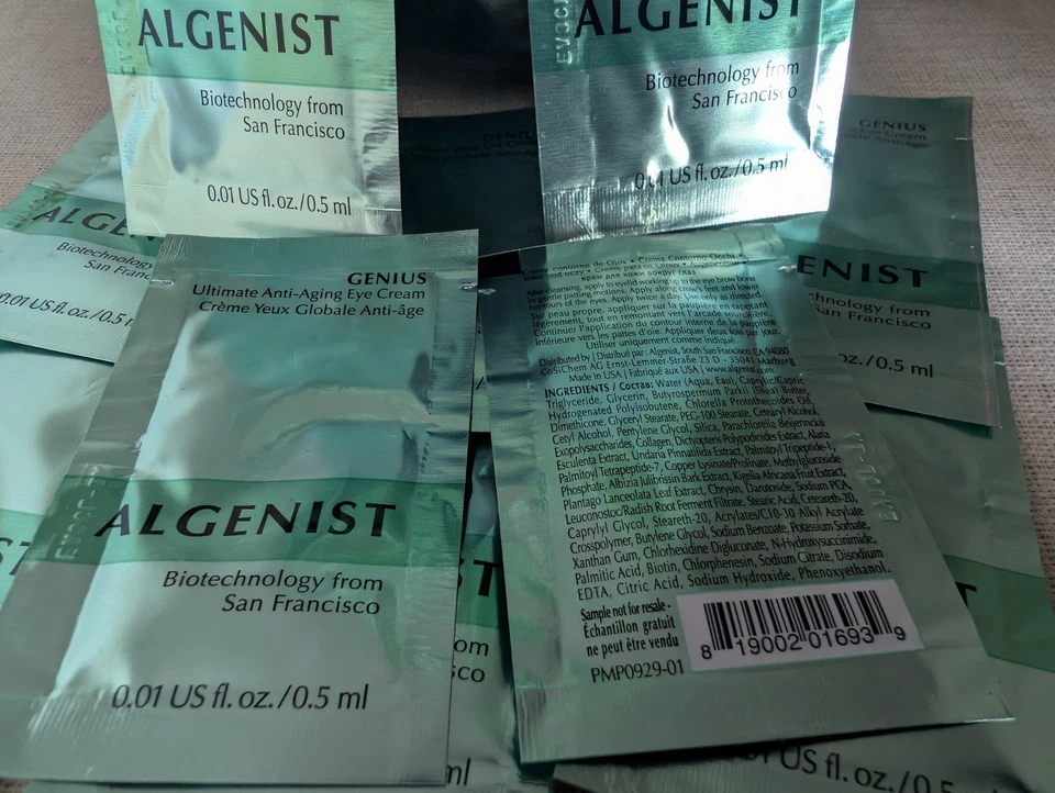 Algenist Genius Ultimate Anti-aging Eye cream Sachets ( 10 X 0.5ml = 5ml) - Image 2 of 2