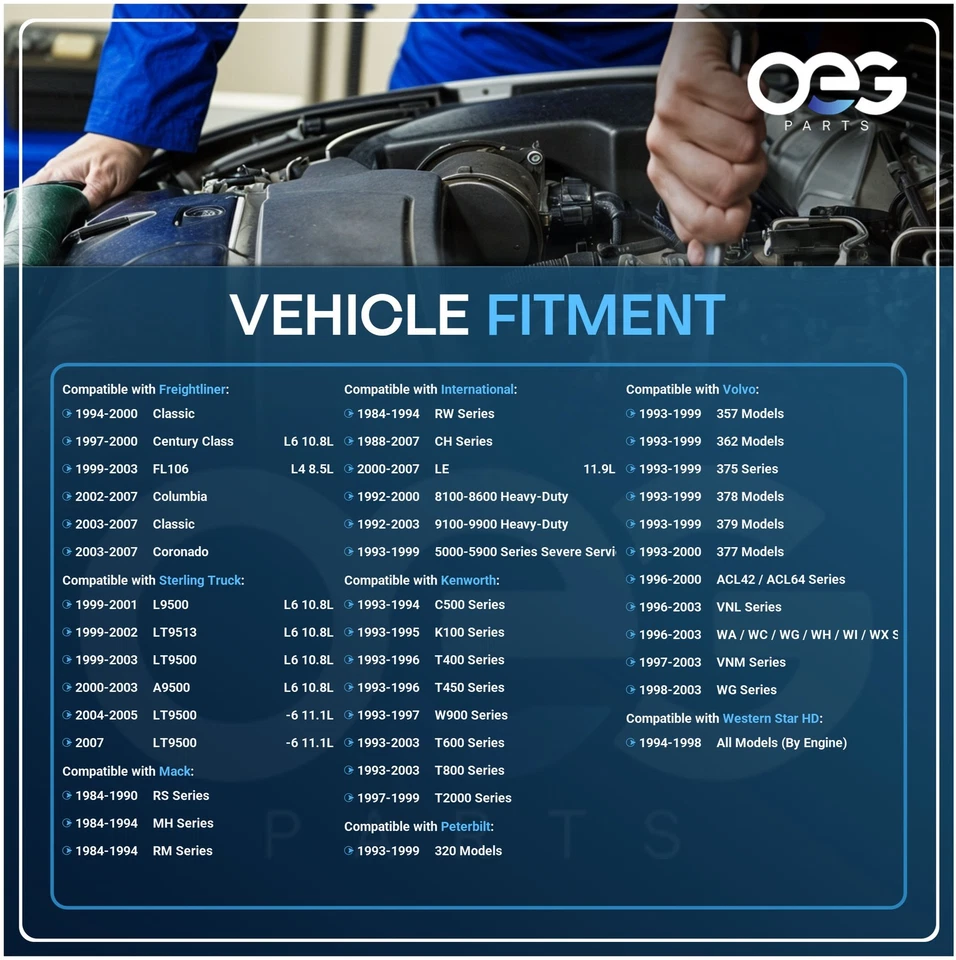 Nuevo arranque compatible con Kenworth T400 T450 Series 1993-96, T2000 Series 1997-99 SND0559 Foto 4 de 4