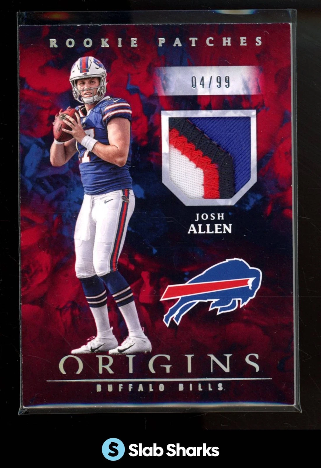 Josh Allen Panini Origins Rookie Patches #RP4 Red