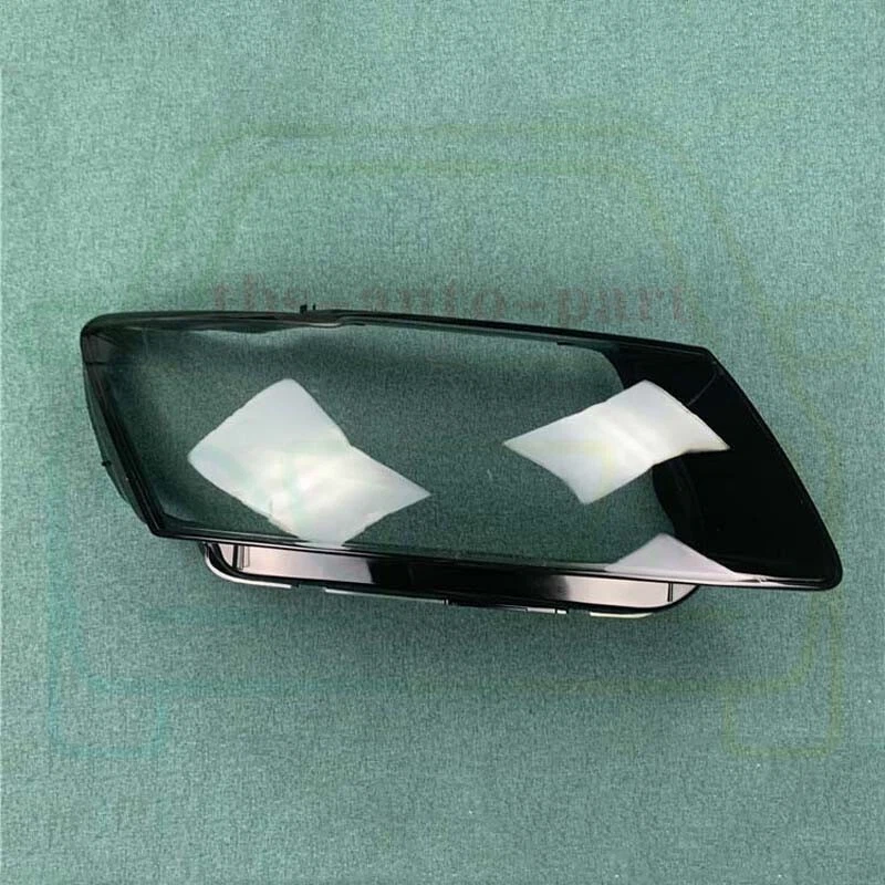 Left & Right Headlight Cover Clear PC+Sealant Glue Fit For Audi Q5 2009-2012 - Image 2 of 4