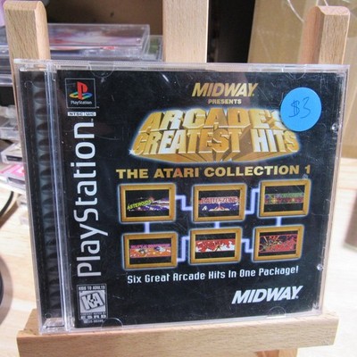 Arcade's Greatest Hits Atari Collection 1 Sony PlayStation PS1 Midway SLUS-00399