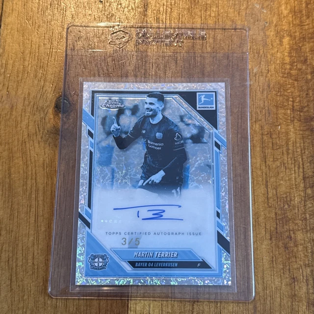 Topps Bundesliga Chrome 25/26 Leverkusen Martin Terrier 03/05 Autograph