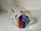 VTG Murano Style Fish Tropical Aquarium Heavy Glass Art Sculpture Paperweight