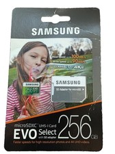 Samsung 256GB microSDXC UHS-I Memory Card MB-ME256G 100MB/s Read 90MB/s Write