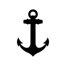 Boat Anchor Sticker Decal Die Cut