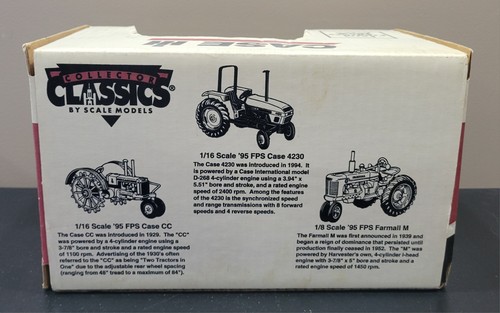 1/16 CASE IH "CC" Diecast Tractor 1995 Farm Progress Show Scale Models With Box - Picture 4 of 7