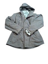 The North Face Girls Dryvent Jacket LARGE 14/16 Charcoal Gray / Aqua - Full Zip