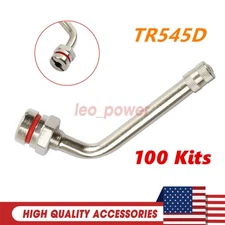 100 Kits New TR545D Truck Tire Valve Stems For New 22.5 & 24.5 Alcoa Aluminum