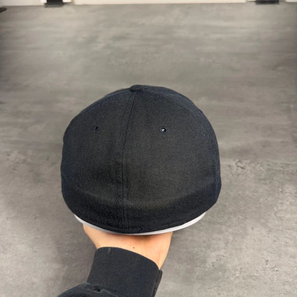 Vintage 70s 80s Chicago White Sox Hat Roman Pro Cap 7 1/2 Navy White Fitted RARE - Image 3 of 4