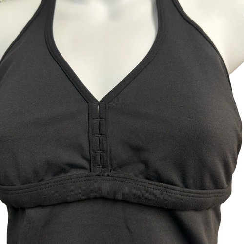 Lululemon Hip Halter Tank Top Womens Size 8 Black Pullover Stretch Athletic Gym - Picture 4 of 14