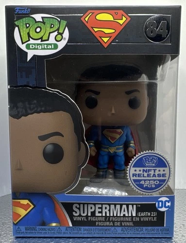 Funko Pop Superman Earth 23 #84 Droppp Legendary Exclusive DC Universe 4250 pcs