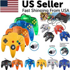 Wired Controller N64 Joystick Gamepad For Nintendo 64 N64 Video Game Console New