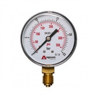 "63Mm 0-350 Psi 0-25 Bar 1/4\" Luftdruck Manometer Druckluftmesser MessgeräT"