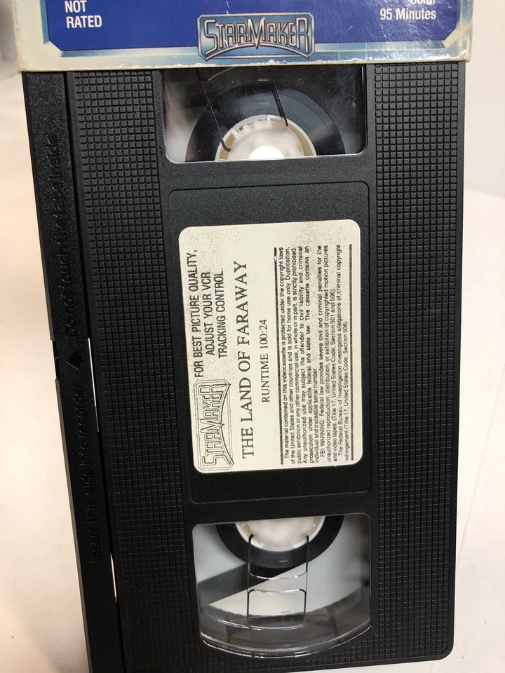 THE LAND OF FARAWAY VHS CHRISTIAN BALE CHRISTOPHER LEE VERY RARE TESTED  Foto 4 de 4