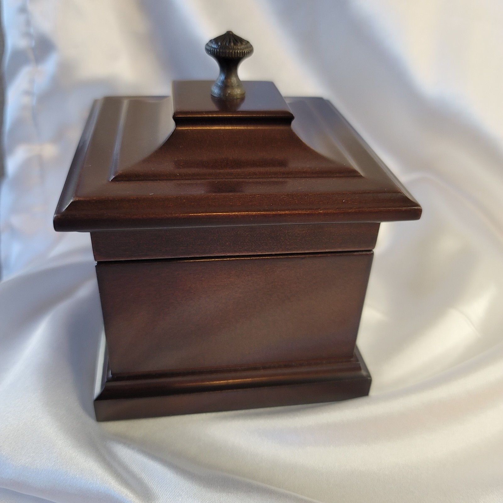 Bombay Company Wooden Jewelry Ring Music Box Velvet Lined 094 Z26 eBay