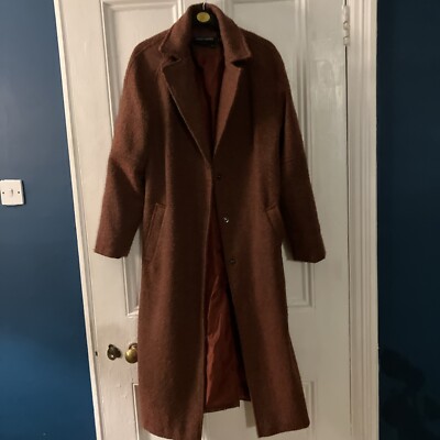 Covent Garden Tweed Coat Size 10 Pink Red Colour UK