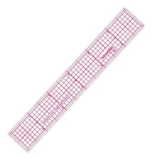 Clear Sewing Ruler: Quilting & Pattern Grading, 1.2mm Plastic