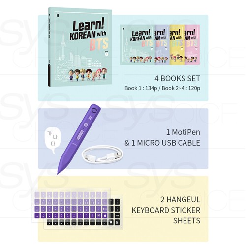 ¡Aprender! COREA con BTS Global Edition New Pakage + Express Shipping - Imagen 3 de 4