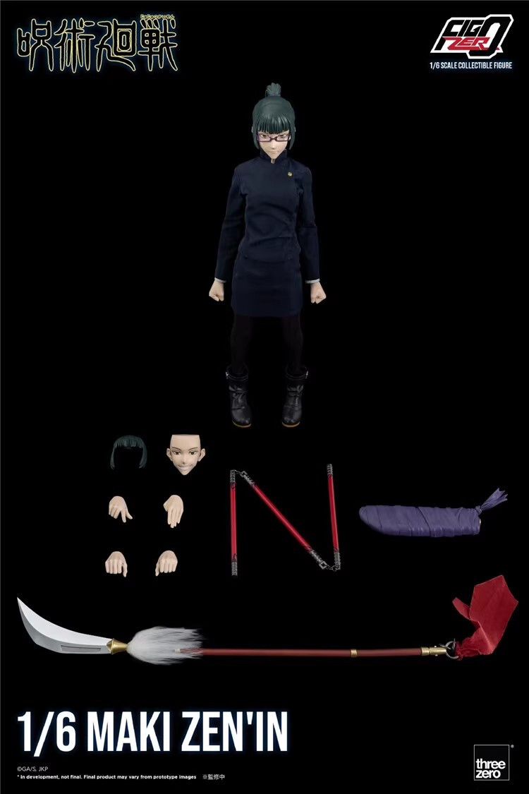 Threezero 1/6 3Z04130M0 JUJUTSU KAISEN Zenin Maki Female Action