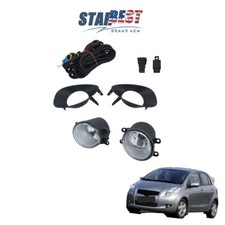 Front Fog Lights Switch+Wiring Kit For Toyota Yaris 2006-08 Hatchback Left+Right