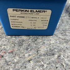 Perkin Elmer Intensitron Lamp N066 1292 Mg