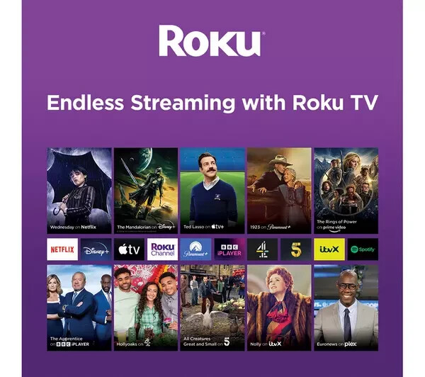 TCL 40RS530K Roku TV 40" Smart Full HD HDR LED TV eBay