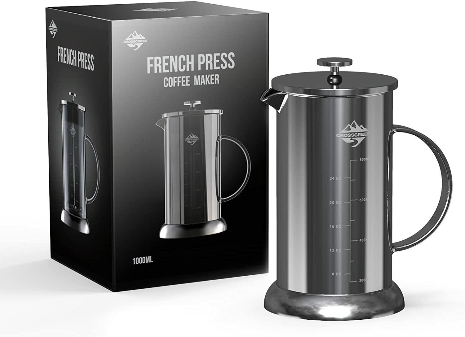 Coffee & Milk Frother, 34oz (4 Cups) Heat Resistant