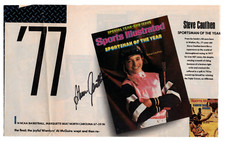 Steve Cauthen Signed Magazine Page Autographed / Horseracing Jockey