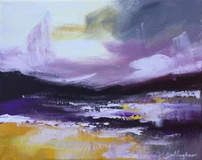 Original Painting Contemporary Modern Water and Sky Martin Gallagher Collectible