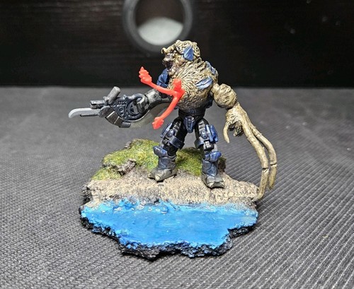 Halo Mega Construx Custom Flood Brute Figure + Base