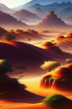 stunning oil painting  handpainted on canvas-landscape