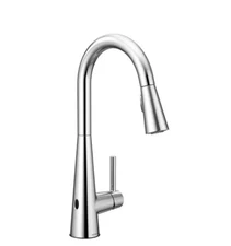 Moen Sleek Touchless One Handle Pull-Down Sprayer Faucet -Chrome 7864EWC