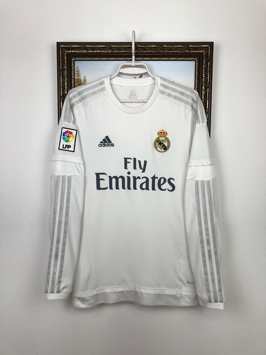 Real Madrid Home football shirt 2015 Soccer Adidas Long Sleeve