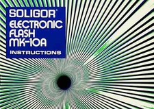 Soligor Electronic Flash MK-10A Instruction Owners Manual Original