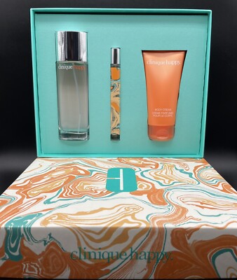 Clinique Perfectly Happy Perfume Gift Set No Parabens/Phthalates