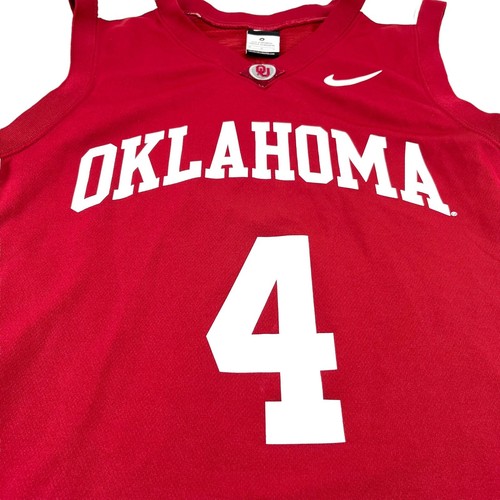 Nike Elite Team 2013 Oklahoma Sooners Basketball Jersey 4 Men’s Medium Pre Owned - Picture 9 of 15