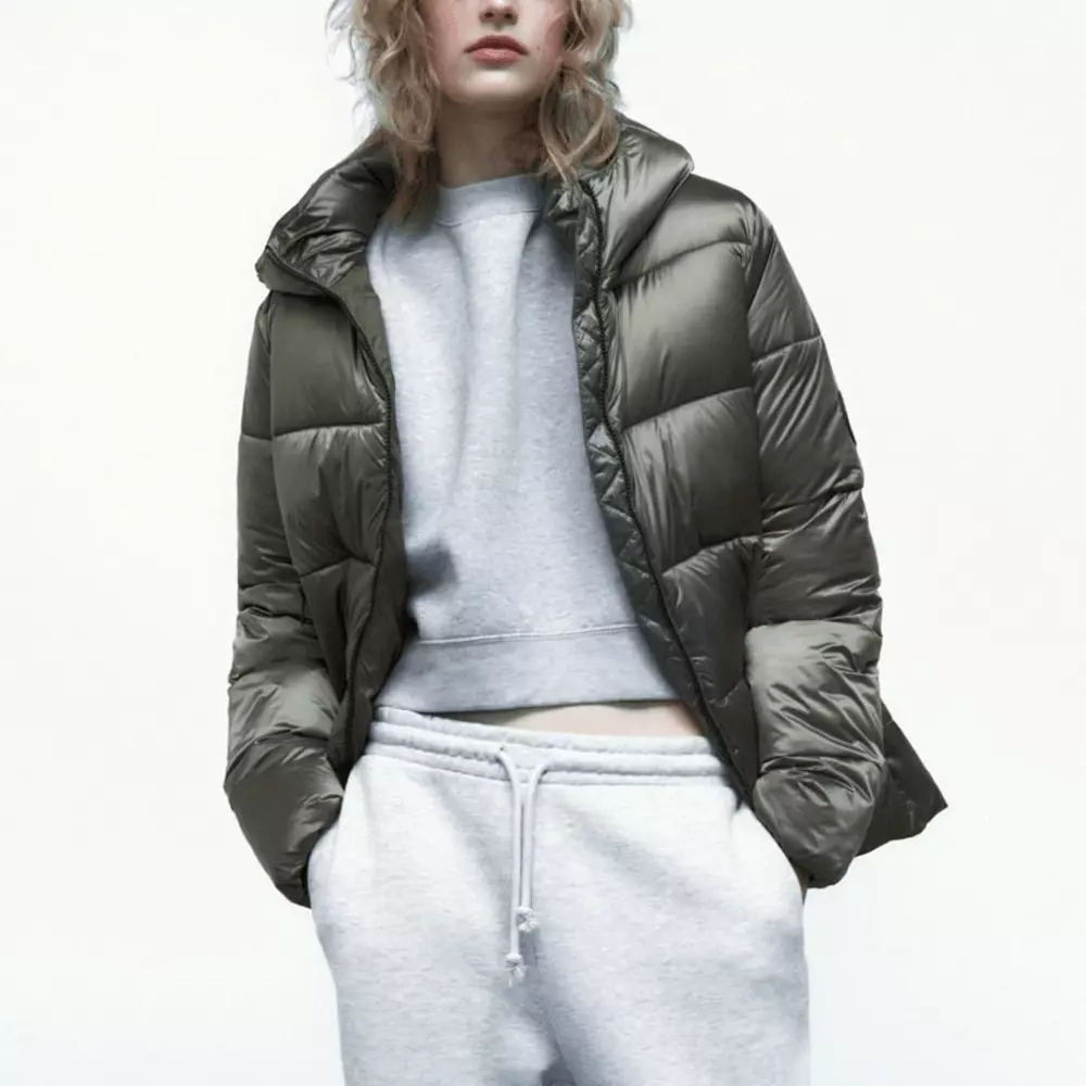 Zara top lightweight parka