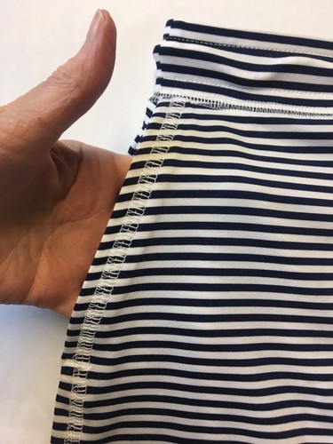 Vineyard Vines Teen XL (16) Striped Sankaty Skort Navy & White Stripe W/Pockets - Picture 3 of 11
