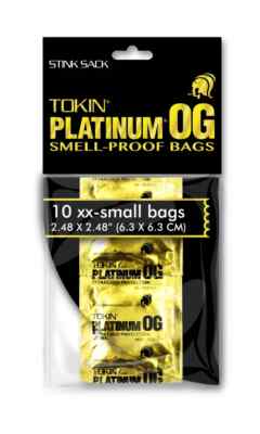 Stink Sack 10 XX-Small Tokin Chrondom Bags 10 Pcs