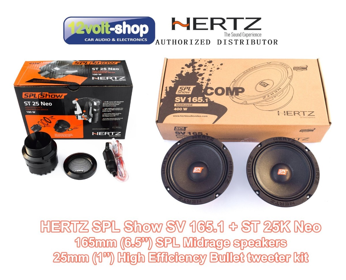 HERTZ SV 165.1 + ST 25K SPL Show 165mm(6.5''); High Performance 2