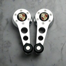 Window Cranks For Porsche 914 924 944 Chrome Wblack Knobs Rallye Porsche Window Cranks For Porsche 914 924 944 Chrome Wblack Knobs Rallye Porsche