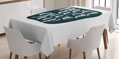 motivational Tischdecke Never Ever Give
