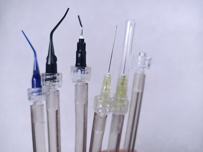 Dental Mini Saliva Aspirator Suction Ejector Syring Needle Tips Pits Fissures